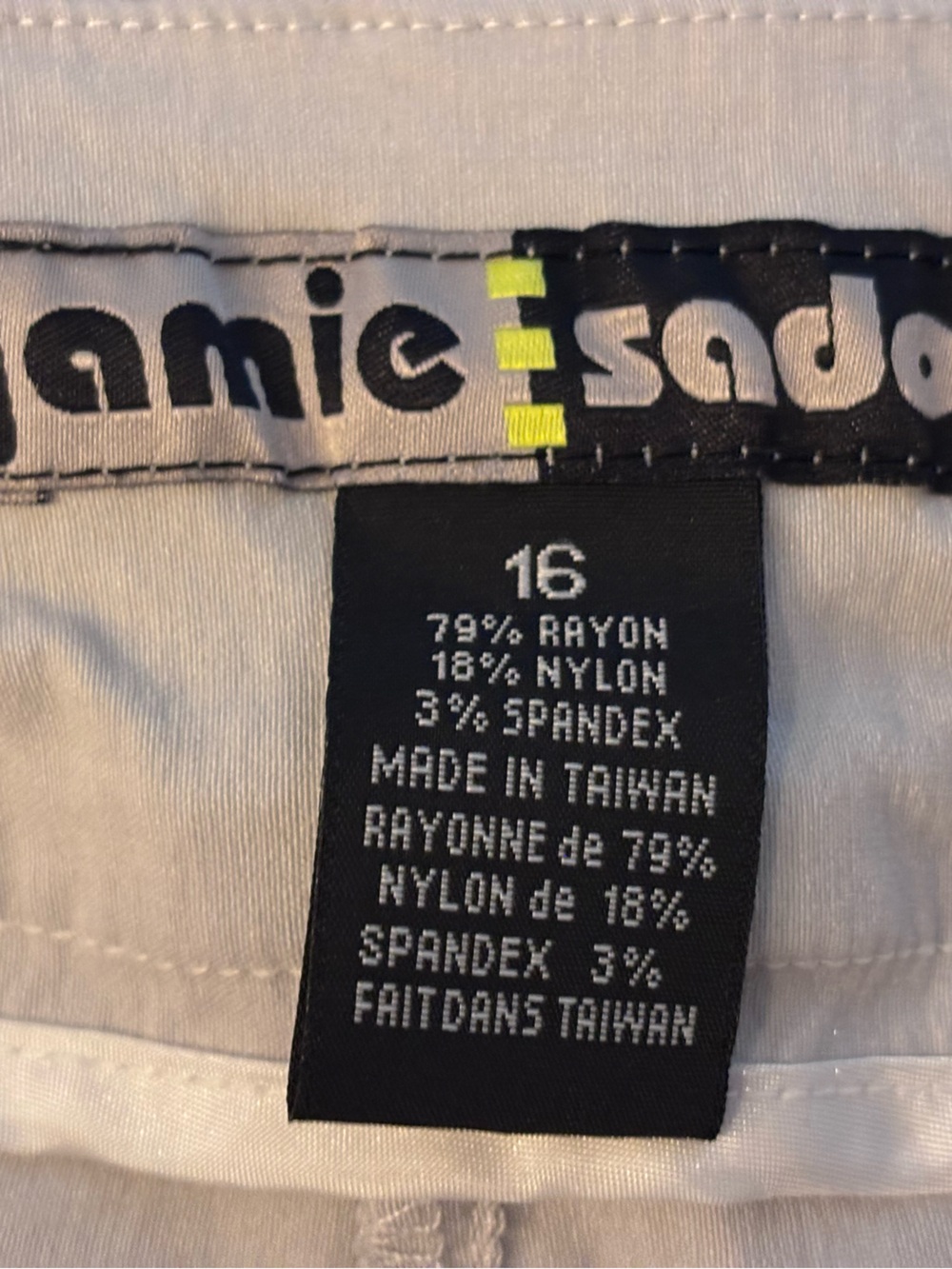 jamie sadock Misty Gray Golf/Utility Pants, Skinnylicious,Size 16 - Picture 3 of 14